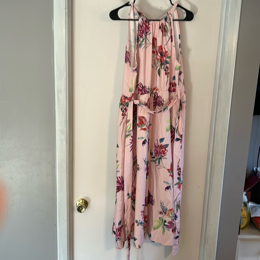 Bloomchic floral dress with waist tie size 14/16